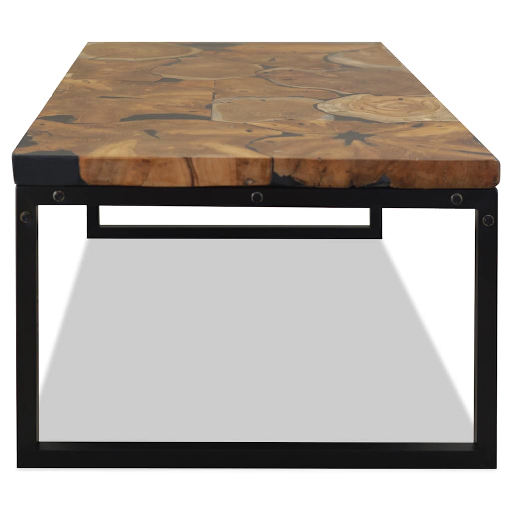 Table basse Teck Résine 110x60x40 cm - XIOS