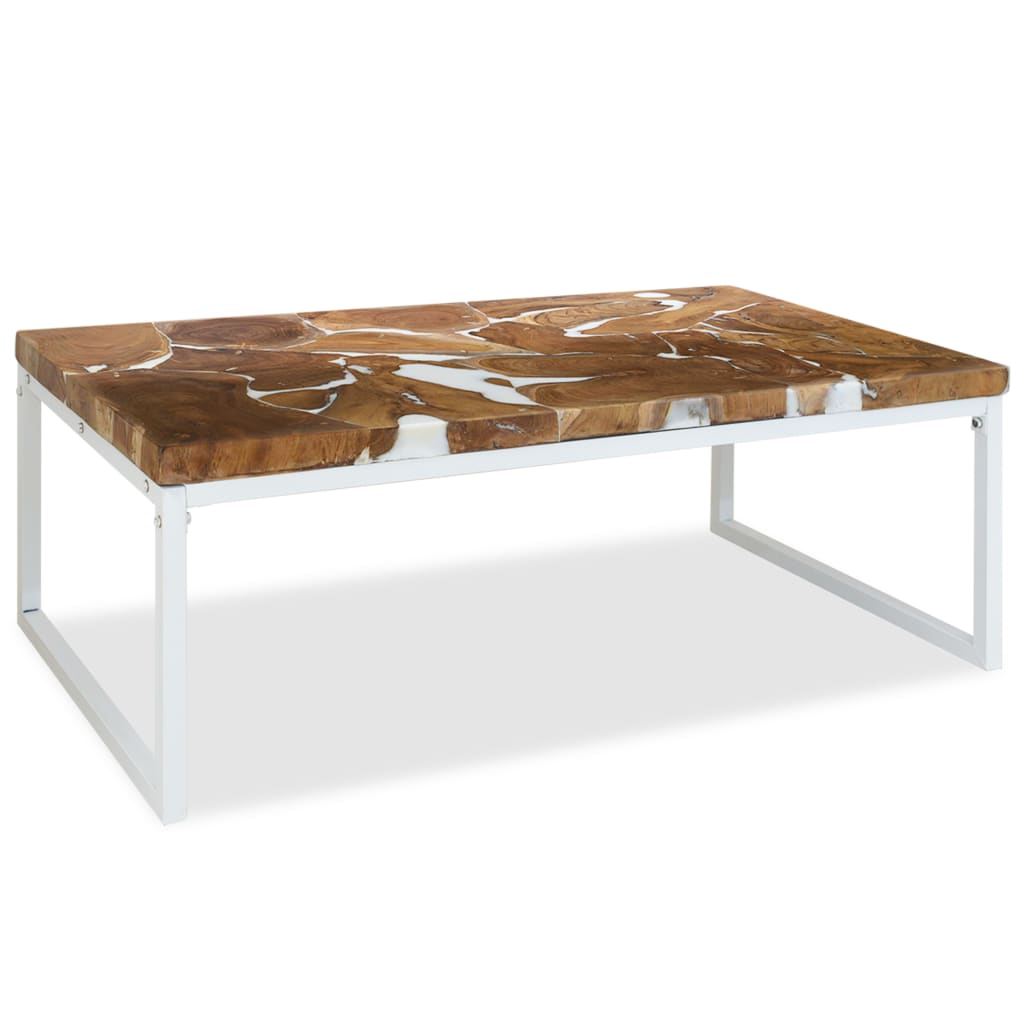 Table basse Teck Résine 110x60x40 cm - XIOS
