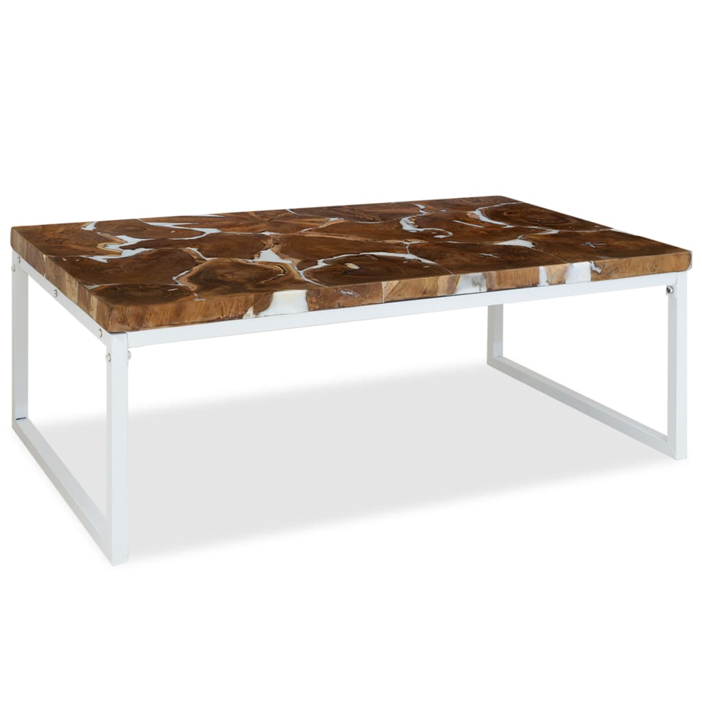 Table basse Teck Résine 110x60x40 cm - XIOS