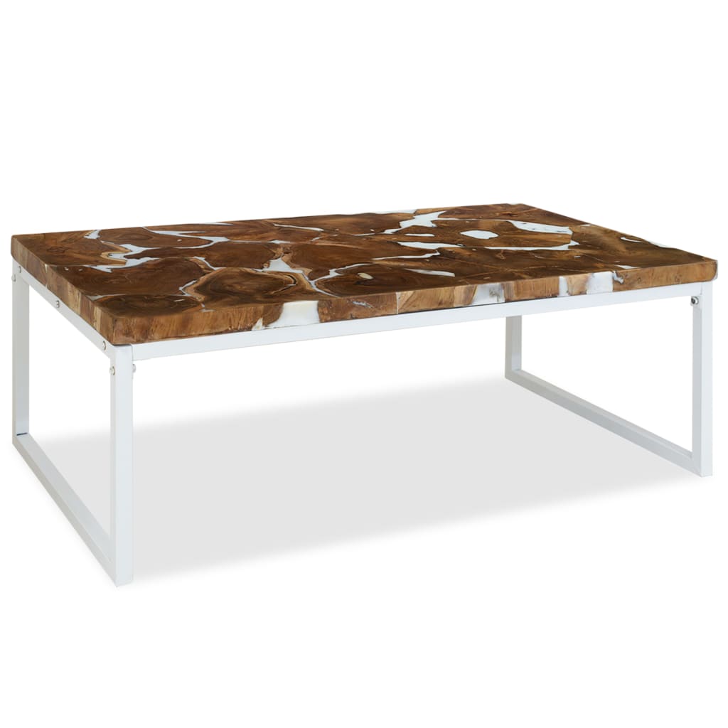 Table basse Teck Résine 110x60x40 cm - XIOS