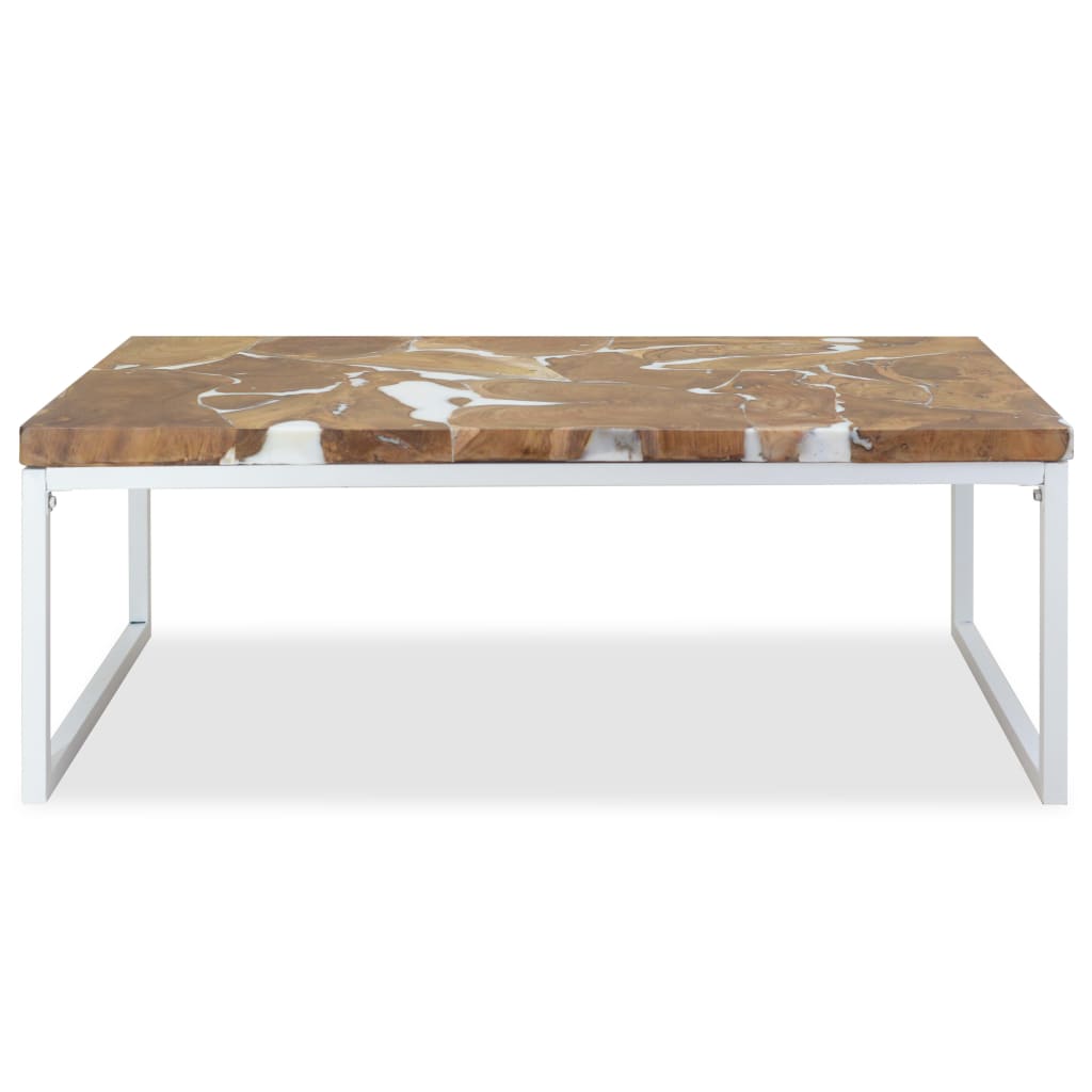Table basse Teck Résine 110x60x40 cm - XIOS