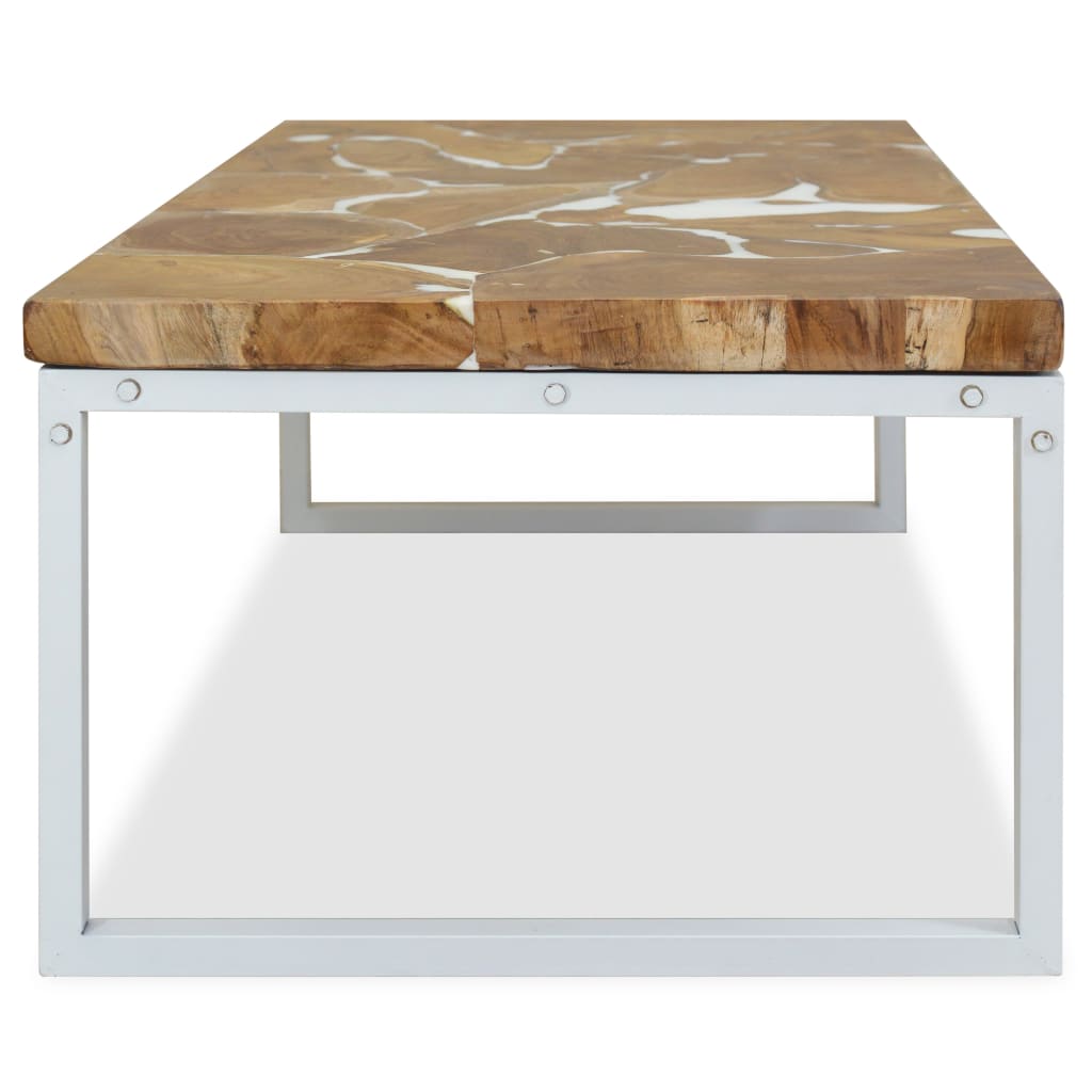 Table basse Teck Résine 110x60x40 cm - XIOS