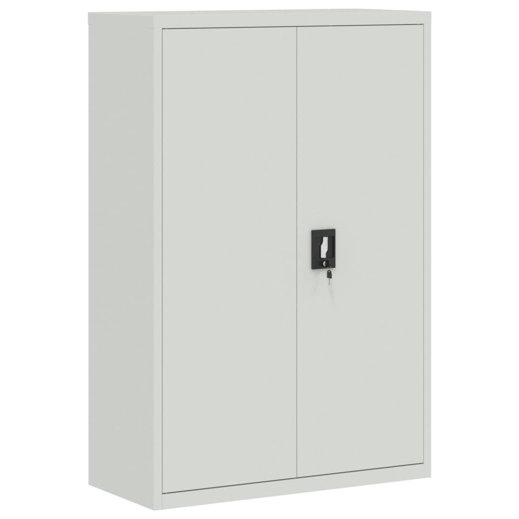 Armoire de bureau 90x40x140 cm Acier Gris - XIOS
