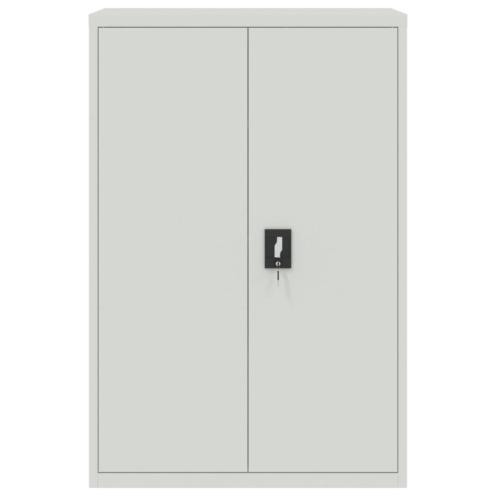 Armoire de bureau 90x40x140 cm Acier Gris - XIOS