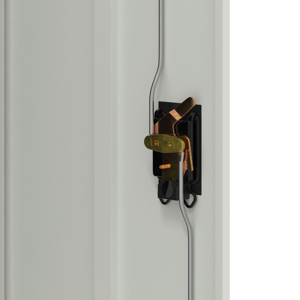 Armoire de bureau 90x40x140 cm Acier Gris - XIOS