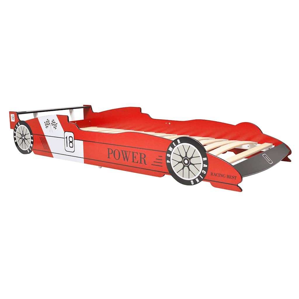 Lit voiture de course pour enfants 90 x 200 cm Rouge - XIOS