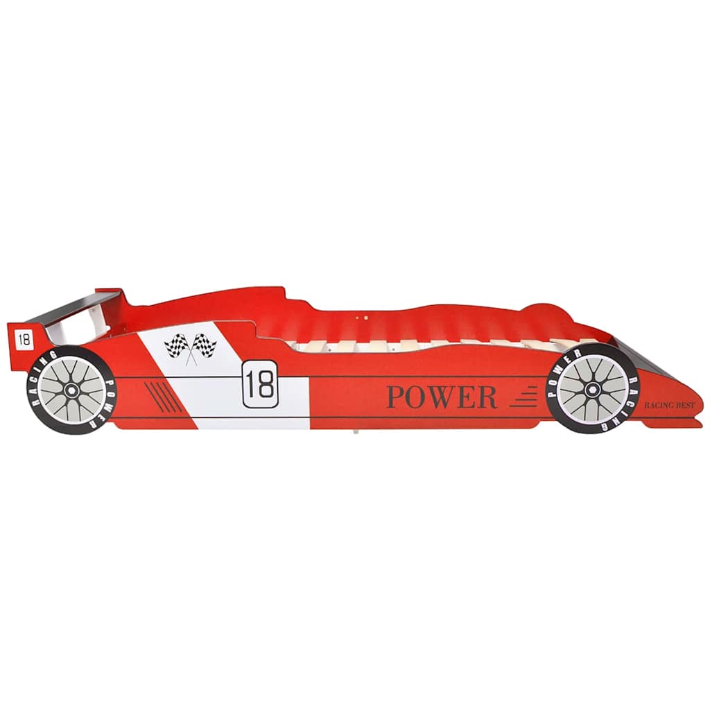 Lit voiture de course pour enfants 90 x 200 cm Rouge - XIOS