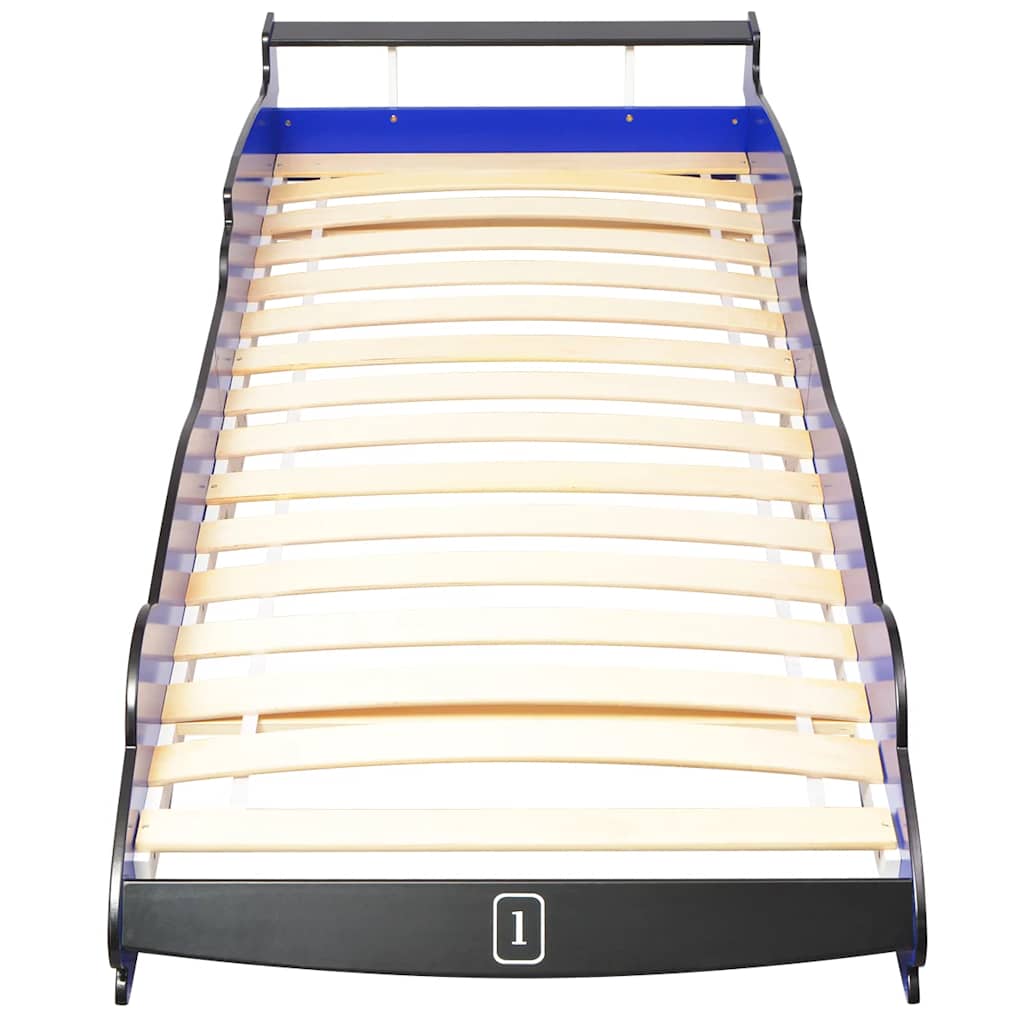 Lit voiture de course pour enfants 90 x 200 cm Bleu - XIOS