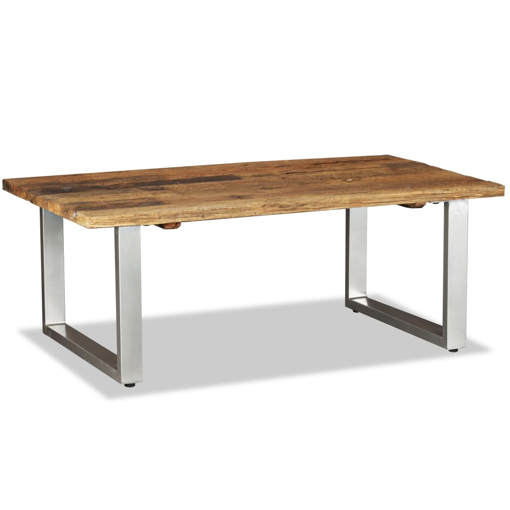 Table basse Bois de récupération massif 100x60x38 cm - XIOS