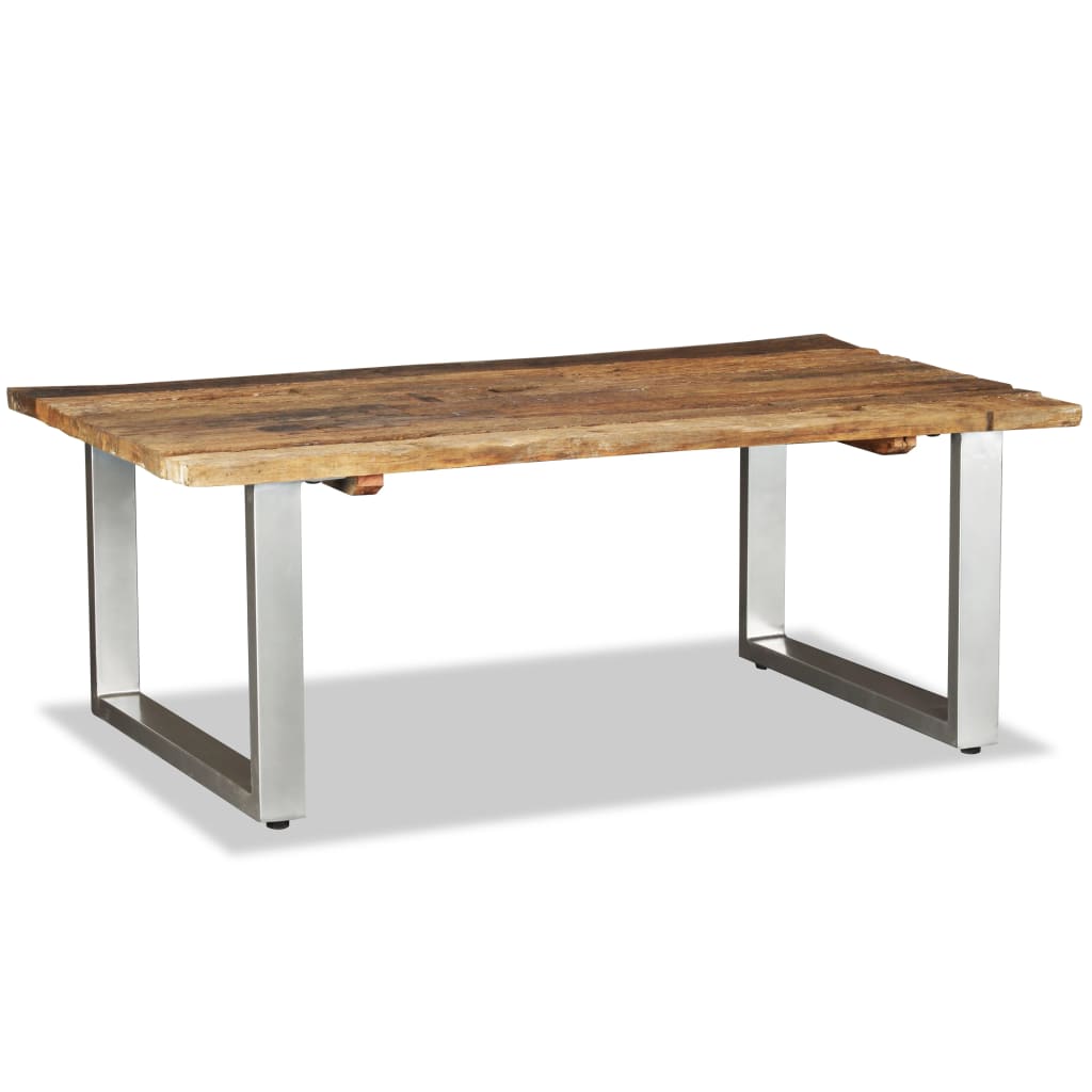 Table basse Bois de récupération massif 100x60x38 cm - XIOS