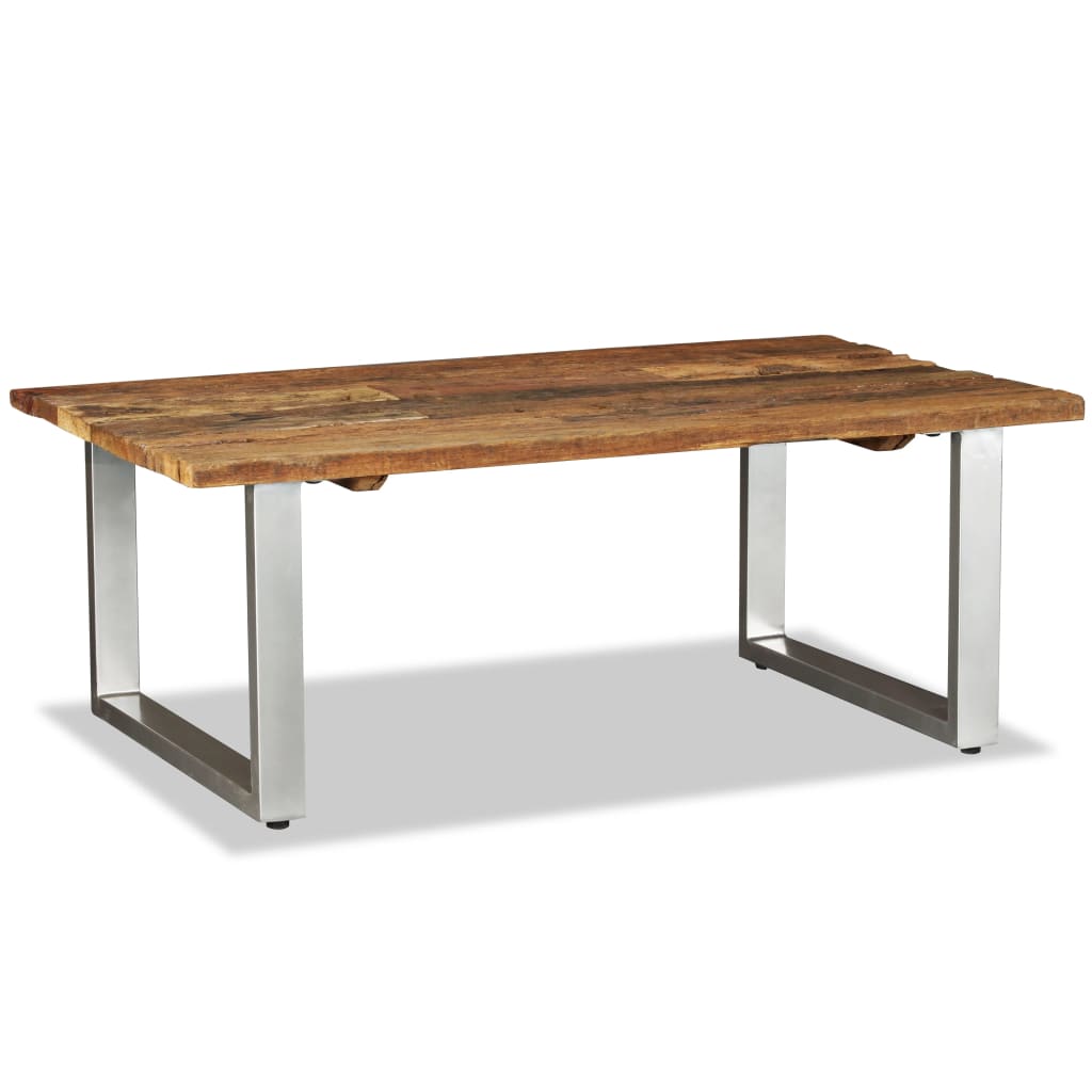 Table basse Bois de récupération massif 100x60x38 cm - XIOS