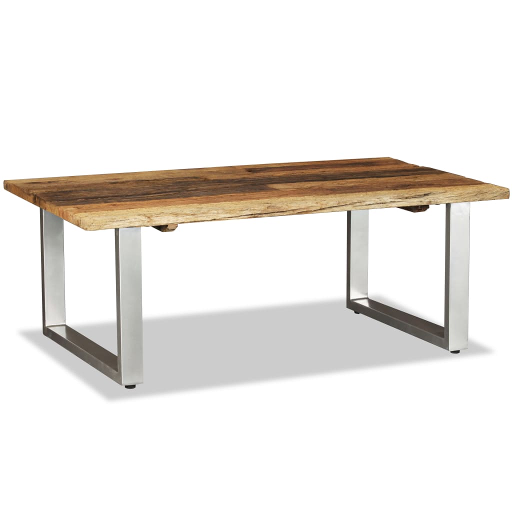 Table basse Bois de récupération massif 100x60x38 cm - XIOS