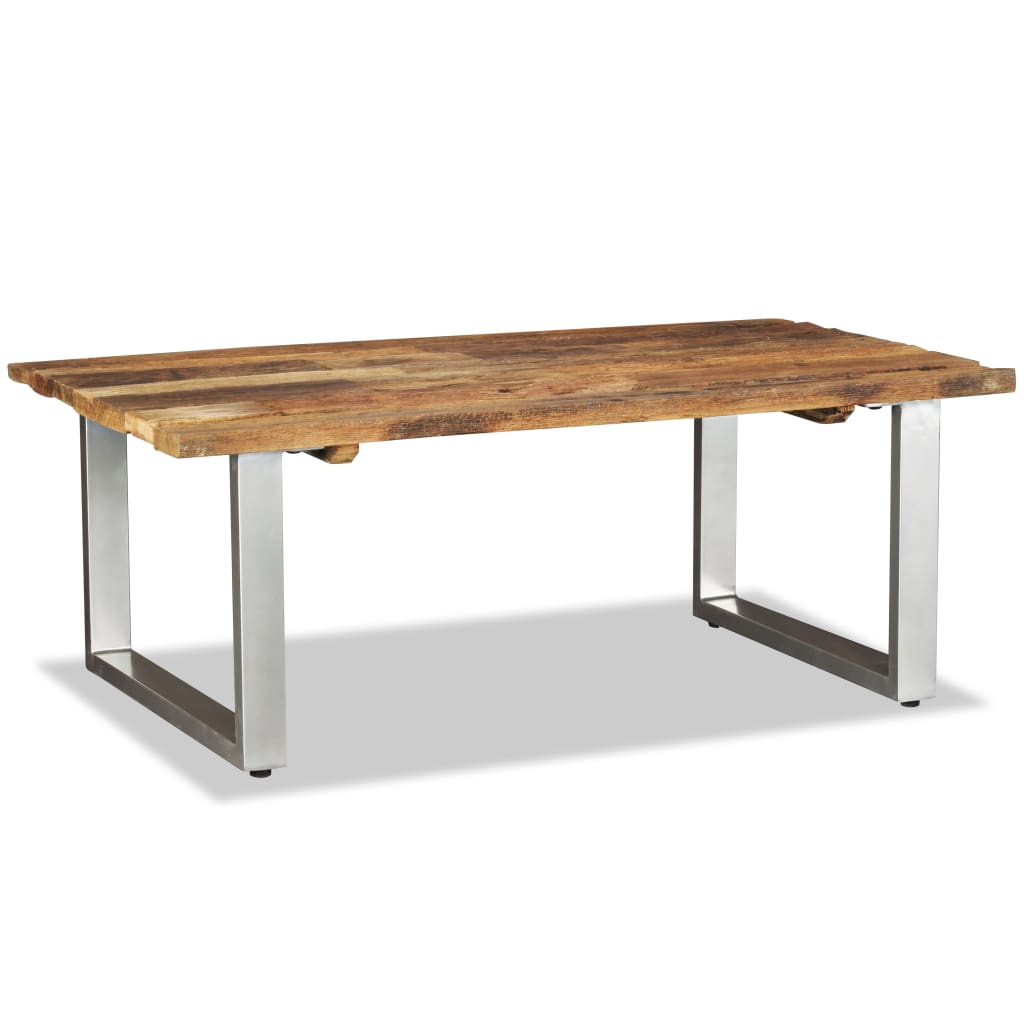 Table basse Bois de récupération massif 100x60x38 cm - XIOS