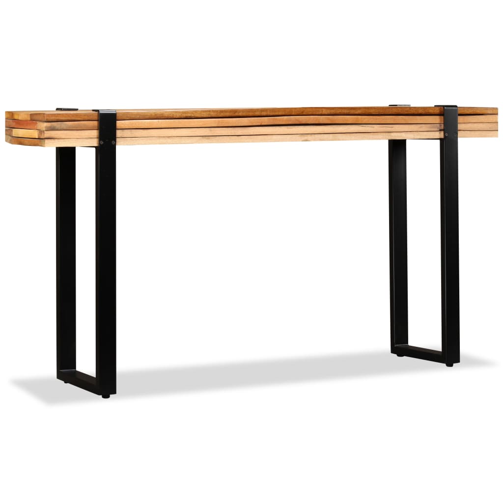 Table console Bois de récupération massif réglable - XIOS