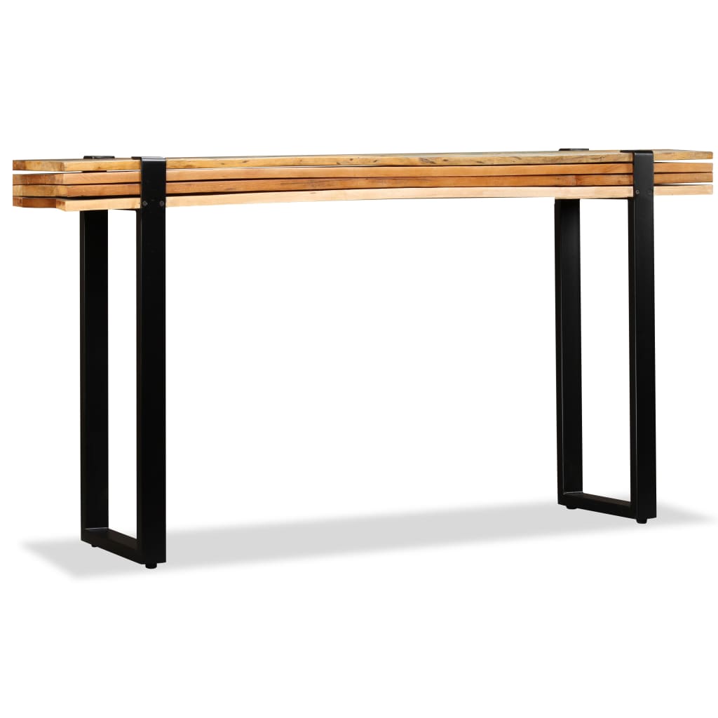 Table console Bois de récupération massif réglable - XIOS