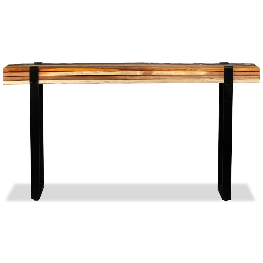 Table console Bois de récupération massif réglable - XIOS