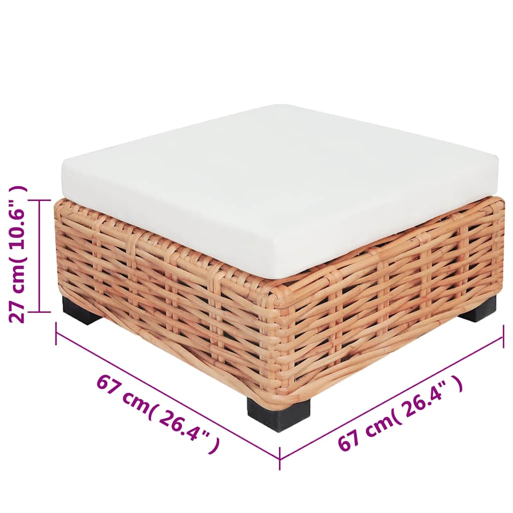 Ensemble de canapés 16 pcs Rotin naturel - XIOS