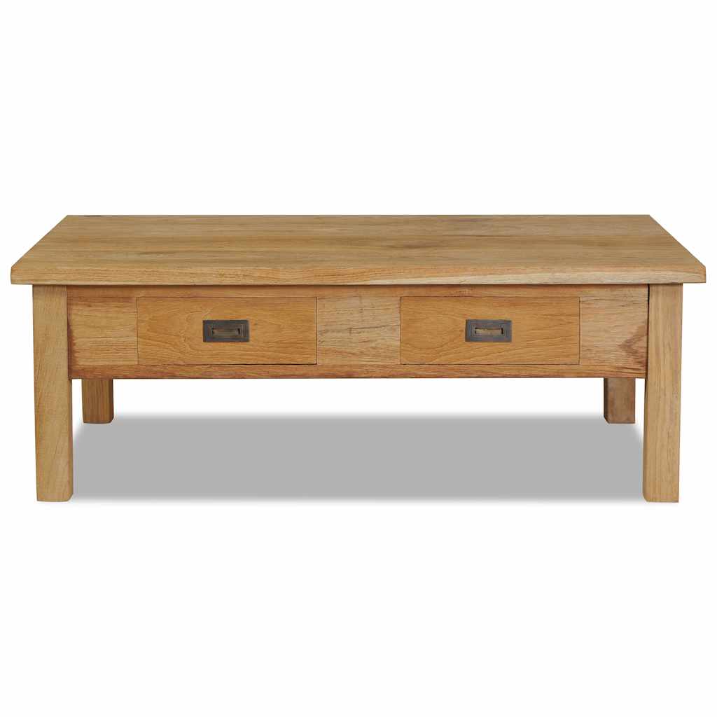 Table basse teck massif 100x60x35 cm - XIOS