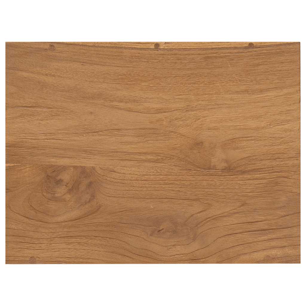 Table de chevet teck massif 40x30x50 cm
