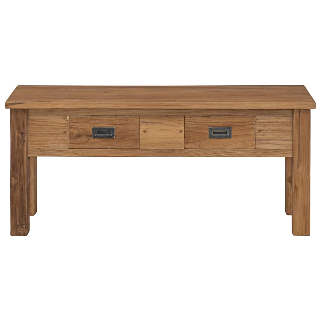 Banc d'entrée teck massif 90 x 30 x 40 cm - XIOS