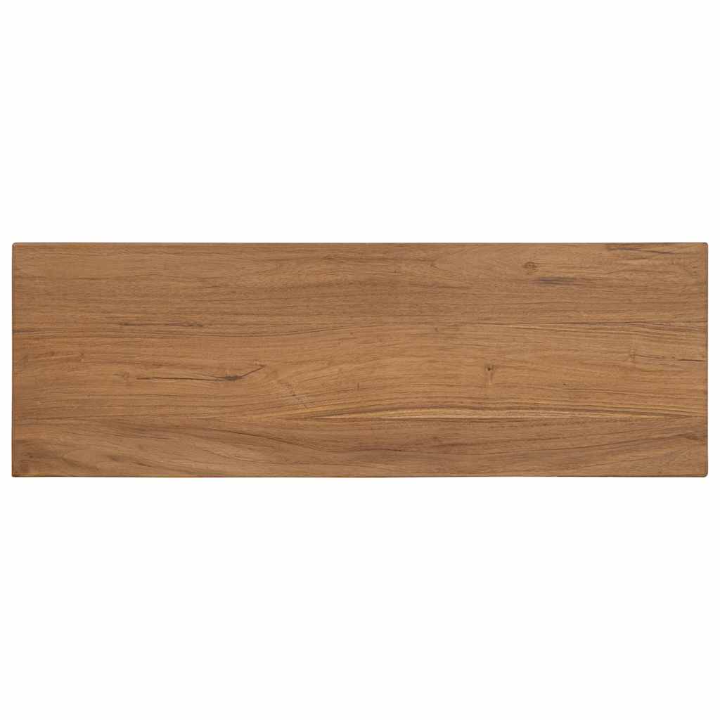 Banc d'entrée teck massif 90 x 30 x 40 cm - XIOS