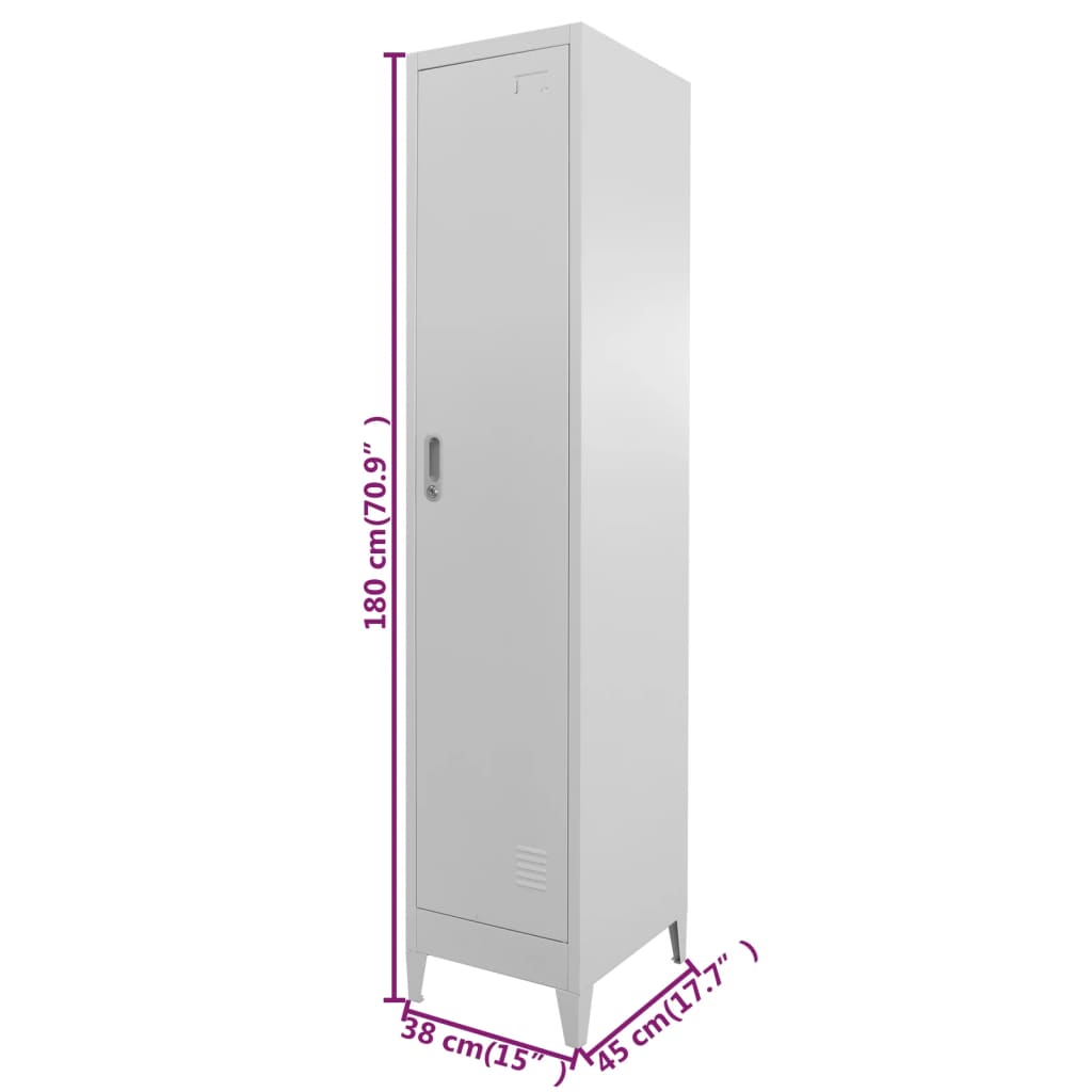 Armoire à casier 38x45x180 cm - XIOS
