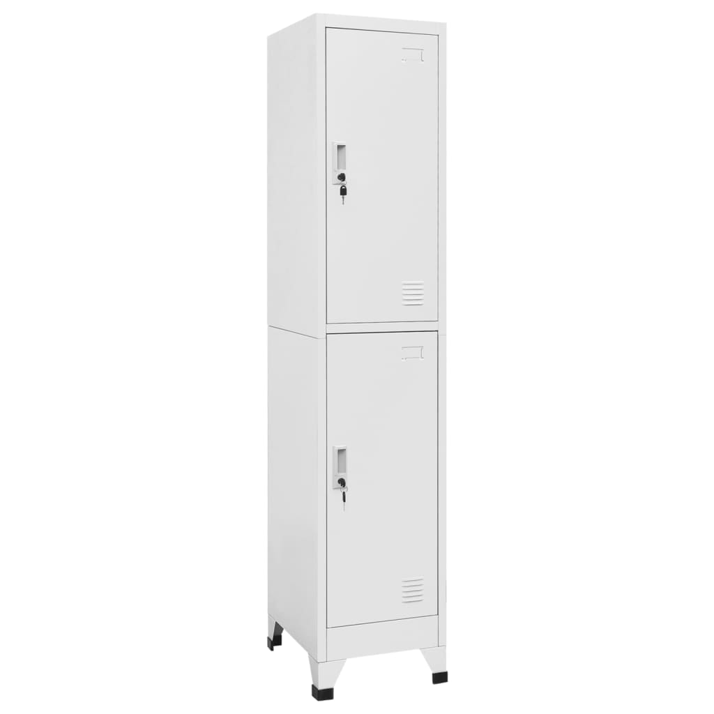 Armoire à casier avec 2 compartiments 38x45x180 cm - XIOS