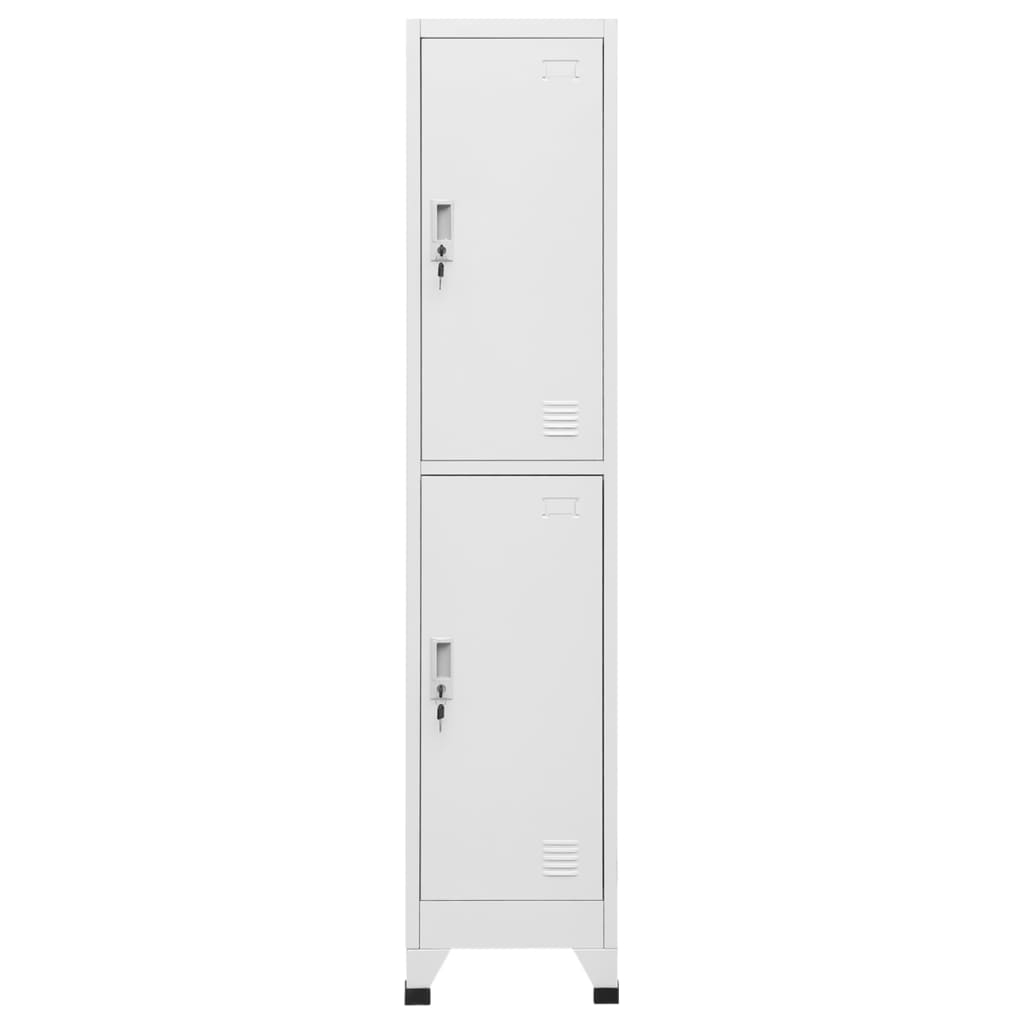 Armoire à casier avec 2 compartiments 38x45x180 cm - XIOS