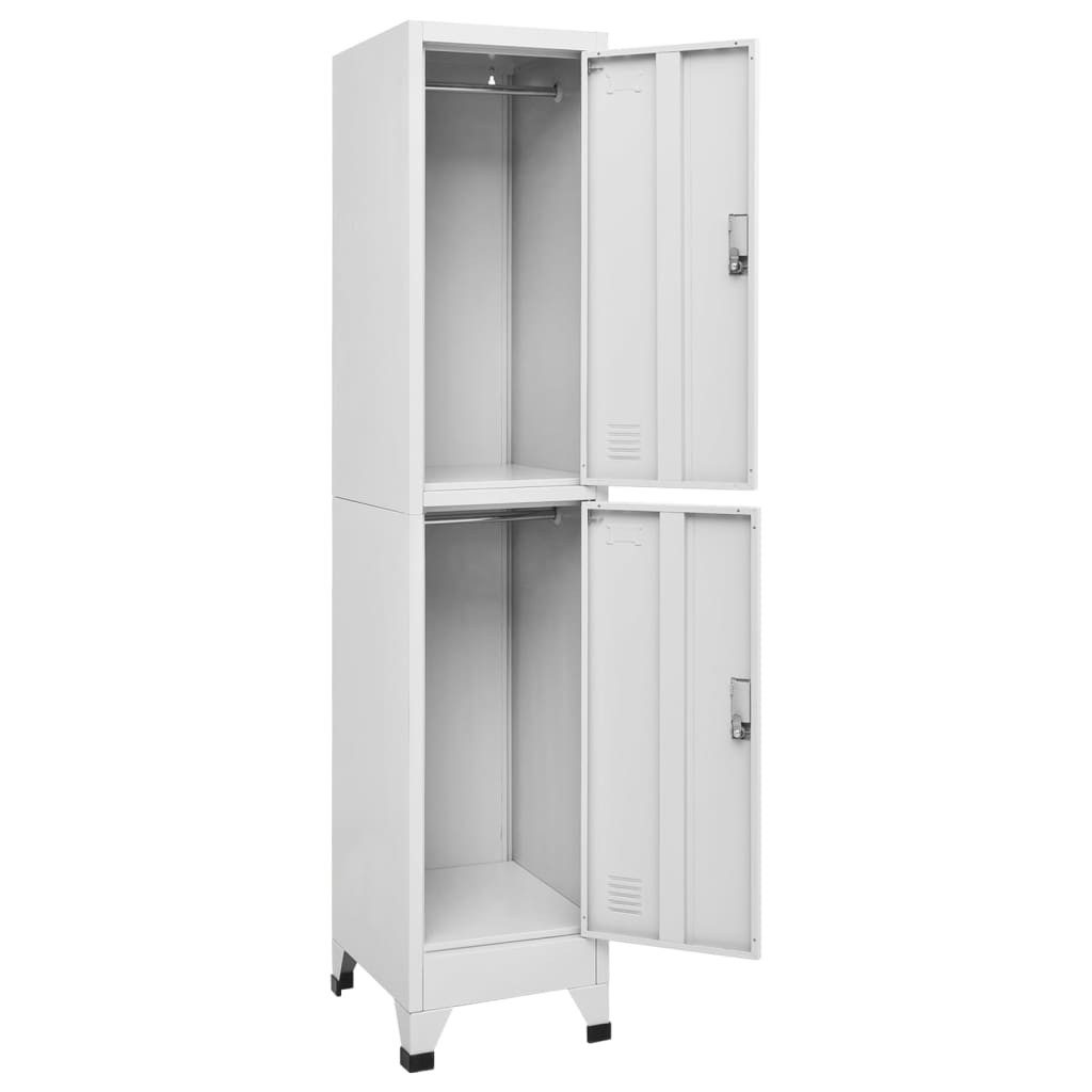 Armoire à casier avec 2 compartiments 38x45x180 cm - XIOS