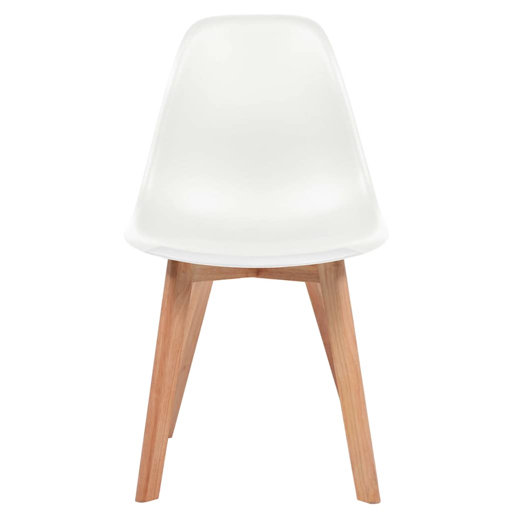 Chaises à manger lot de 6 Blanc Plastique - XIOS
