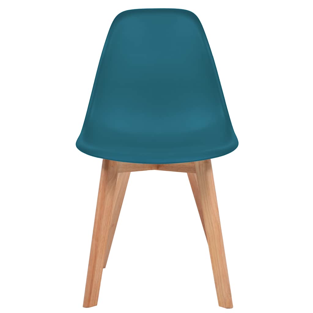 Chaises à manger lot de 6 Turquoise Plastique - XIOS