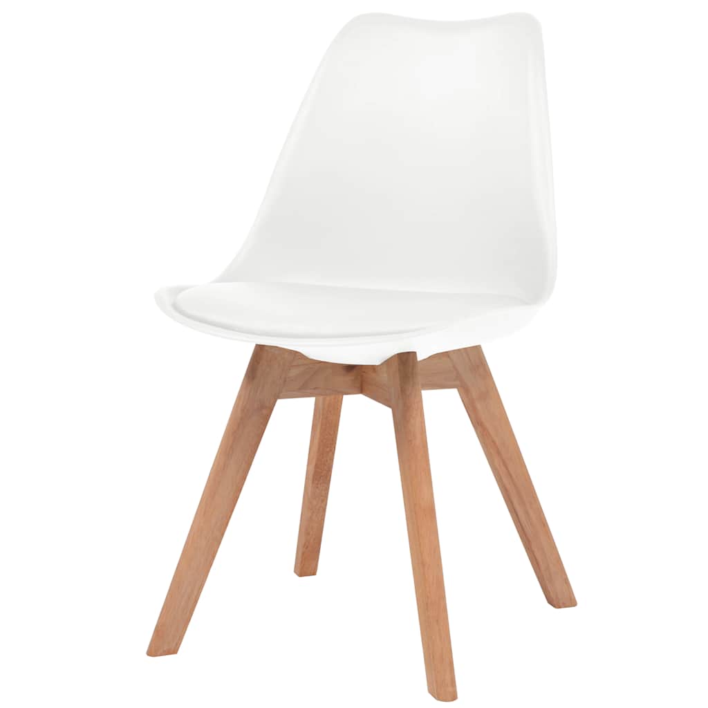 Chaises à manger lot de 4 Blanc Plastique - XIOS