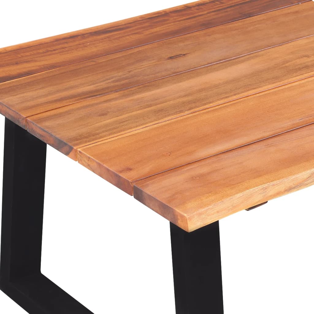 Table basse Bois d'acacia massif 110x60x40 cm - XIOS