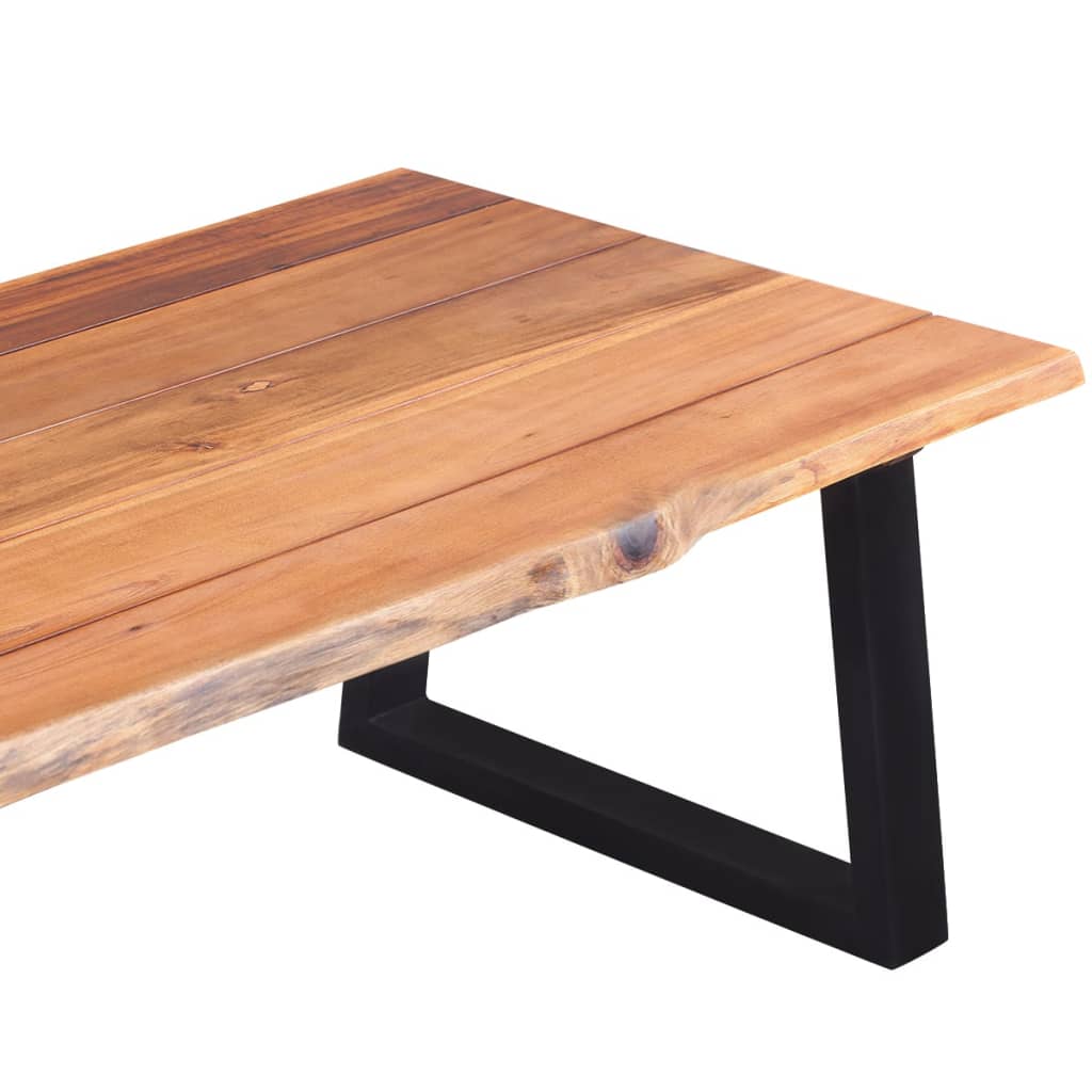 Table basse Bois d'acacia massif 110x60x40 cm - XIOS