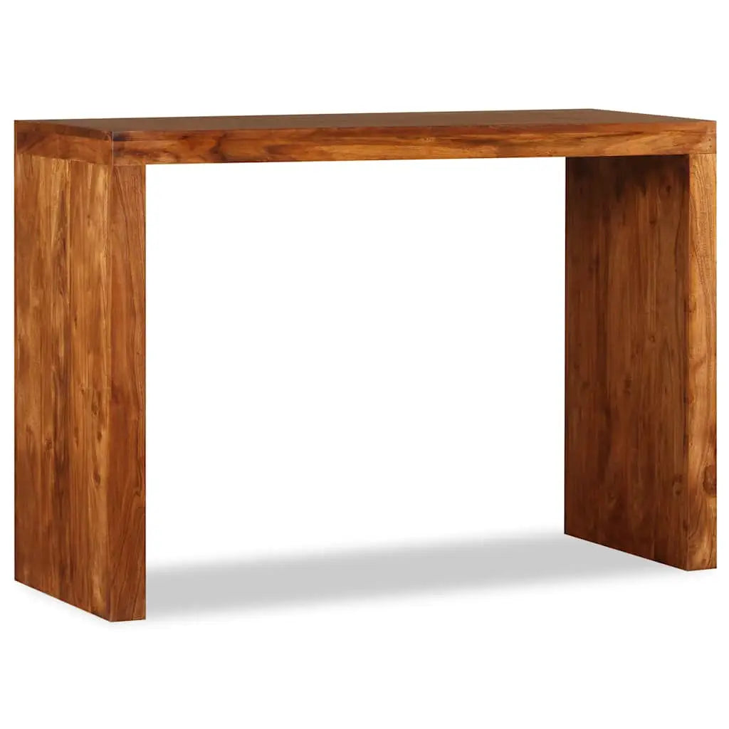 Table console Bois massif avec finition miel 110x40x76 cm - XIOS