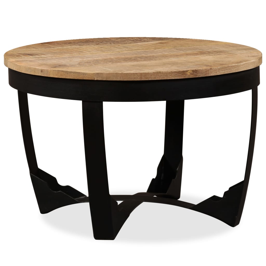 Table basse bois de manguier brut 60x40 cm - XIOS