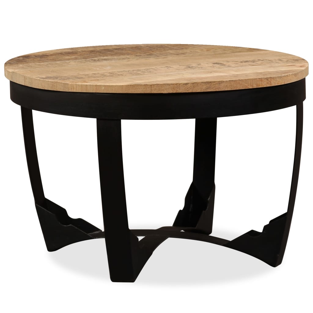 Table basse bois de manguier brut 60x40 cm - XIOS