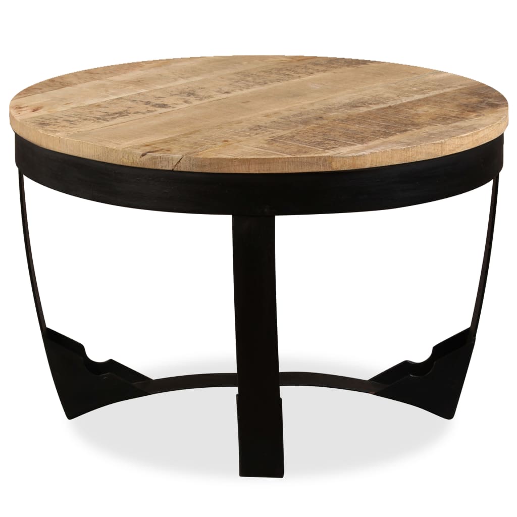 Table basse bois de manguier brut 60x40 cm - XIOS