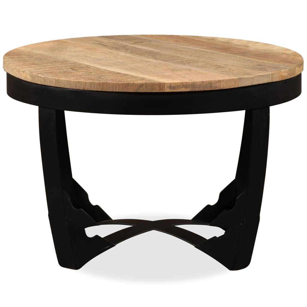 Table basse bois de manguier brut 60x40 cm - XIOS