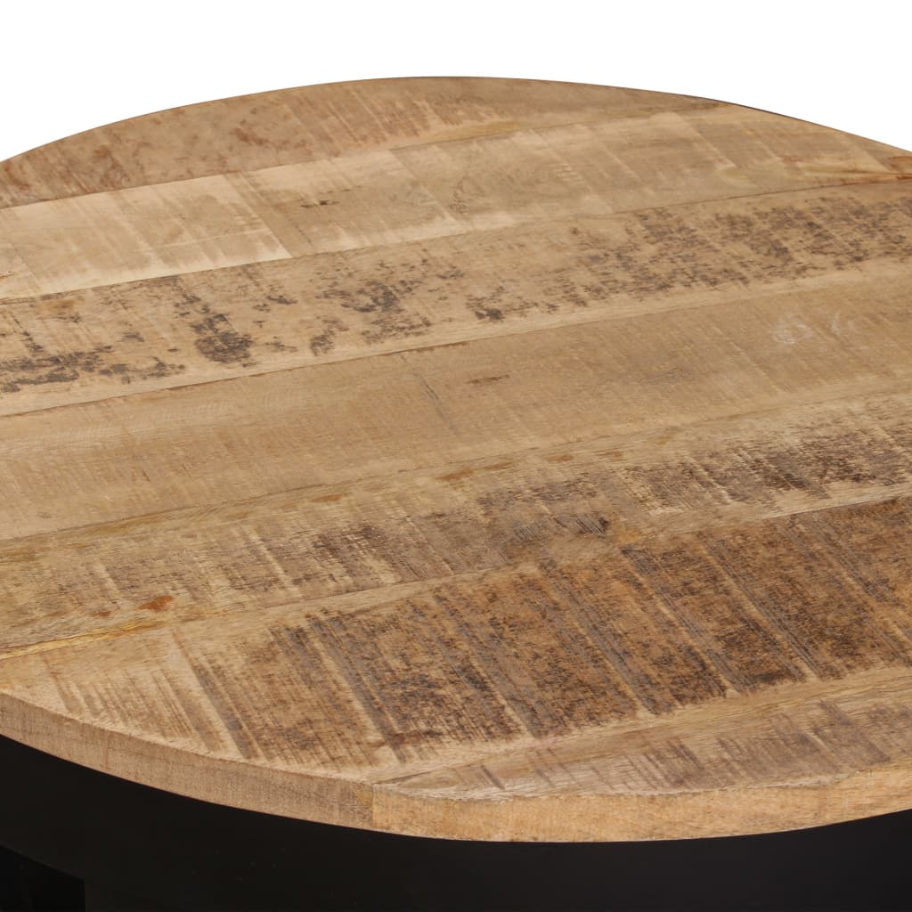 Table basse bois de manguier brut 60x40 cm - XIOS