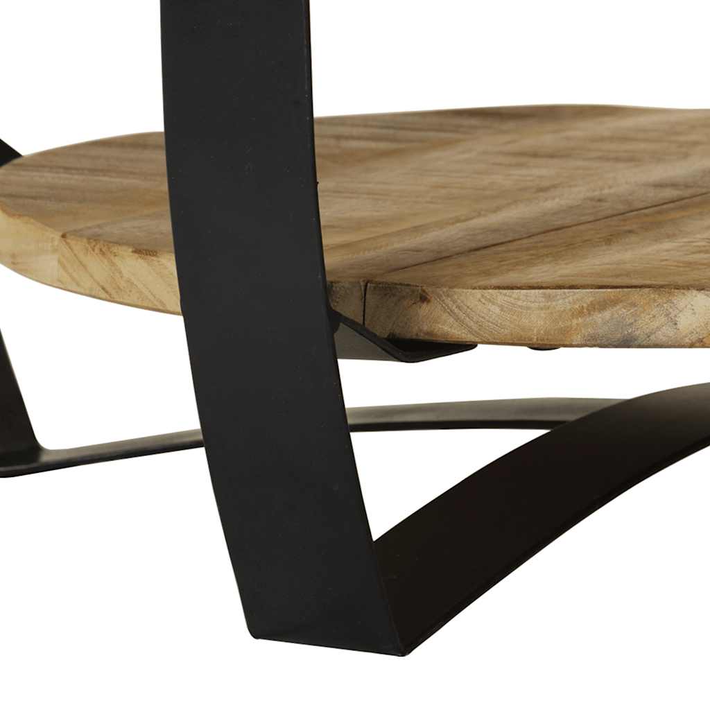 Table basse Bois massif de manguier brut 65x32 cm - XIOS