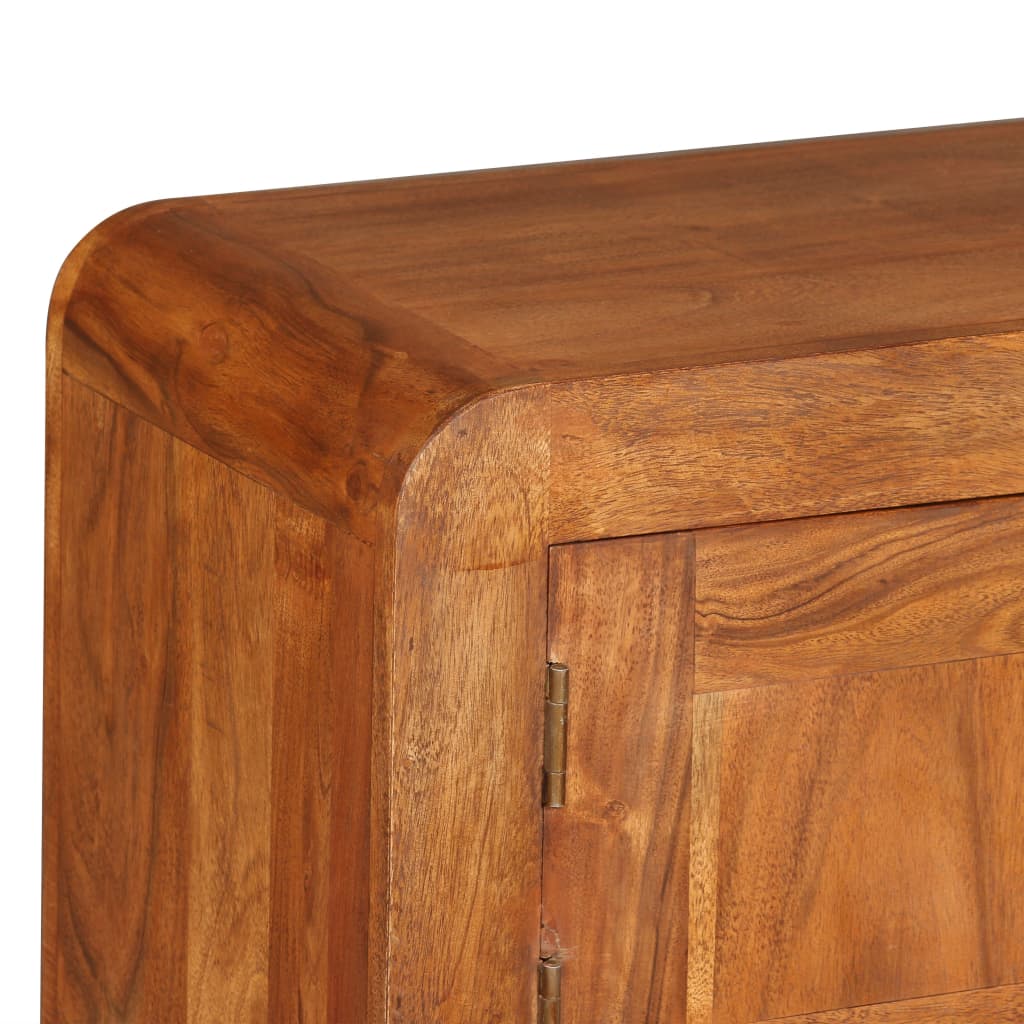 Meuble TV Bois massif avec finition miel 120 x 30 x 40 cm - XIOS