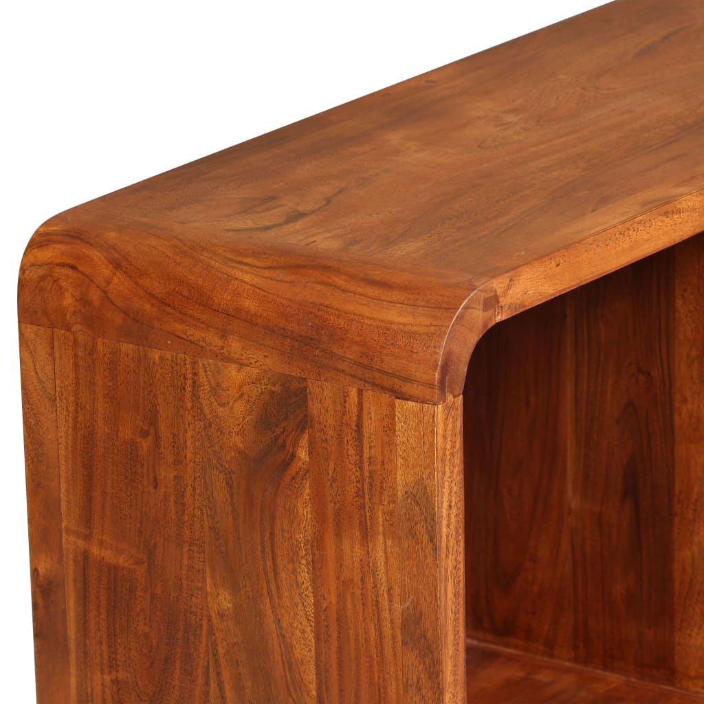 Meuble TV Bois massif avec finition miel 120 x 30 x 40 cm - XIOS