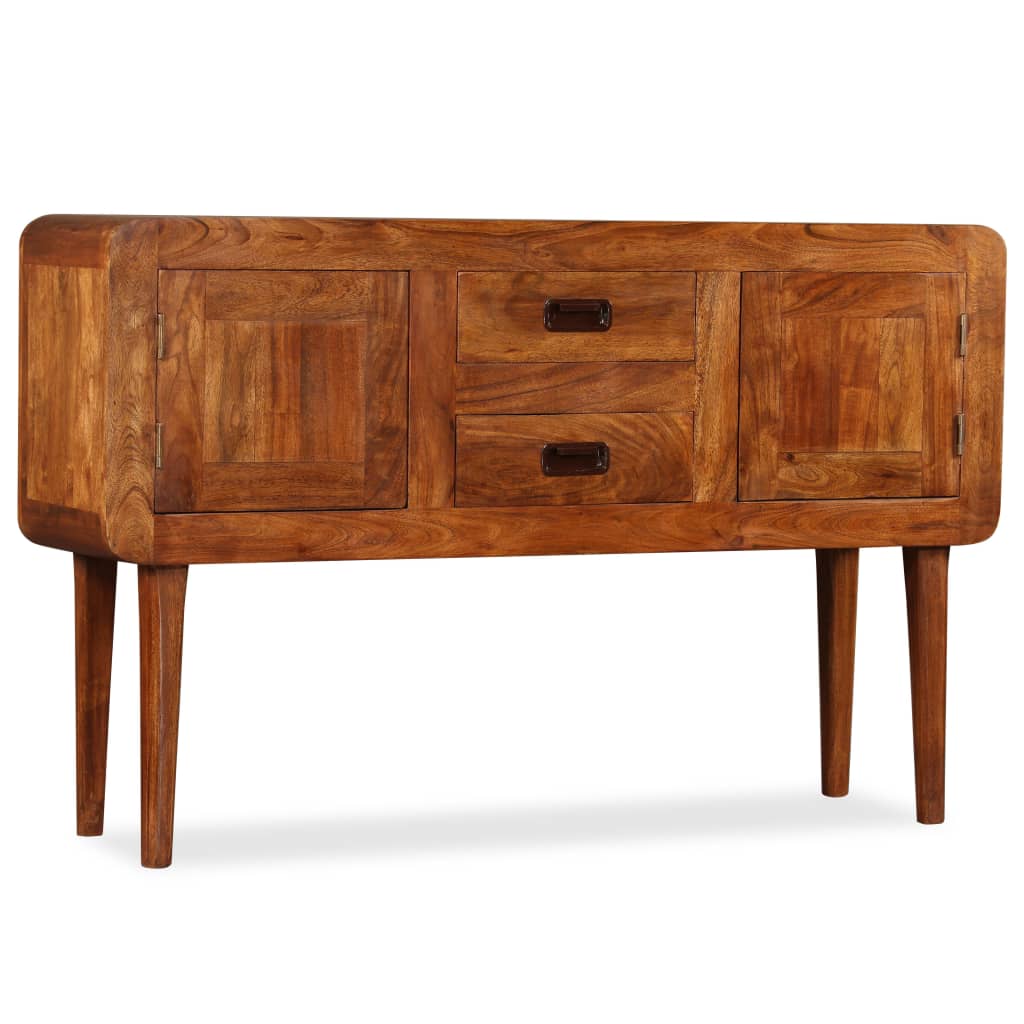 Buffet Bois massif avec finition miel 120x30x75 cm - XIOS