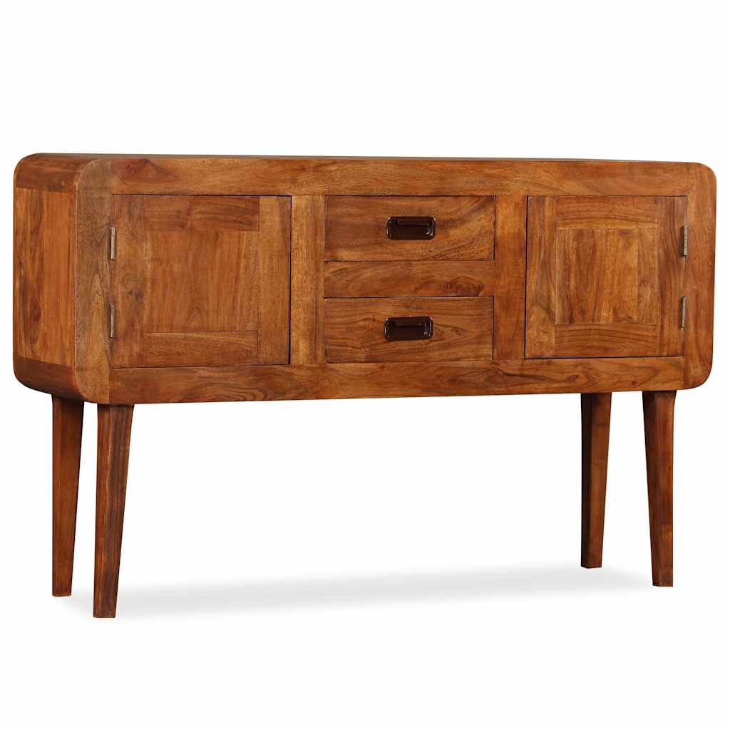 Buffet Bois massif avec finition miel 120x30x75 cm