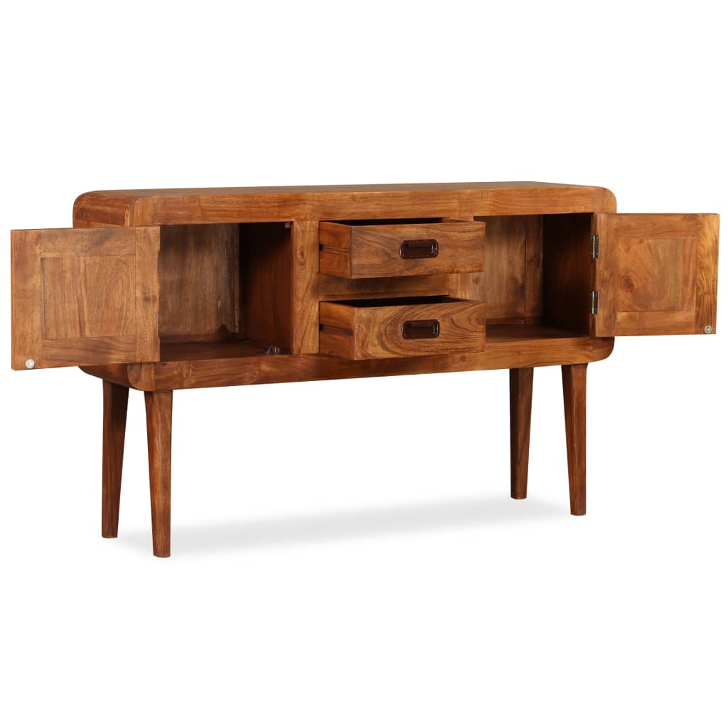 Buffet Bois massif avec finition miel 120x30x75 cm - XIOS