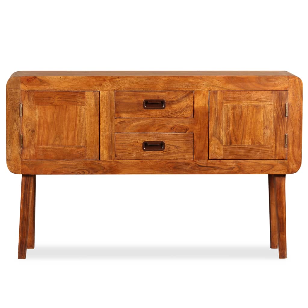 Buffet Bois massif avec finition miel 120x30x75 cm - XIOS
