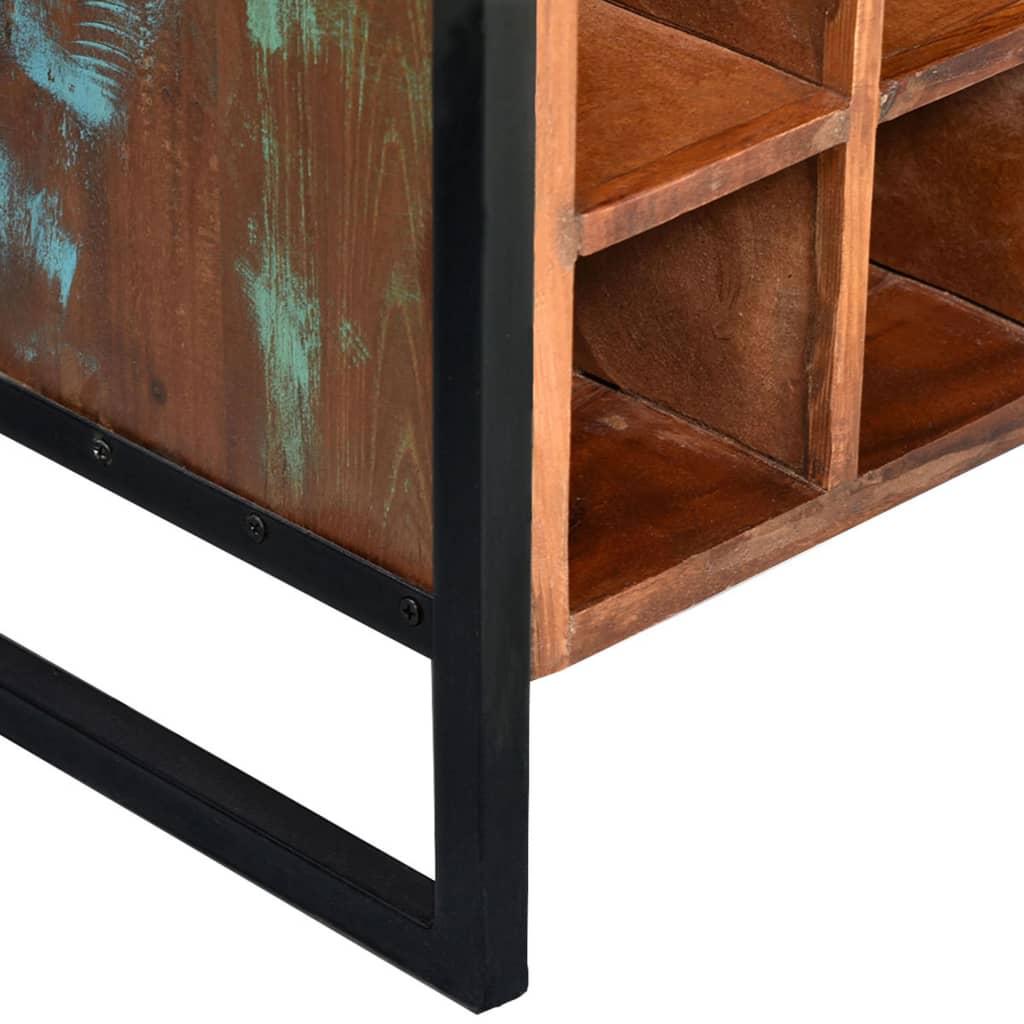 Casier à bouteilles 16 bouteilles Bois massif de récupération - XIOS