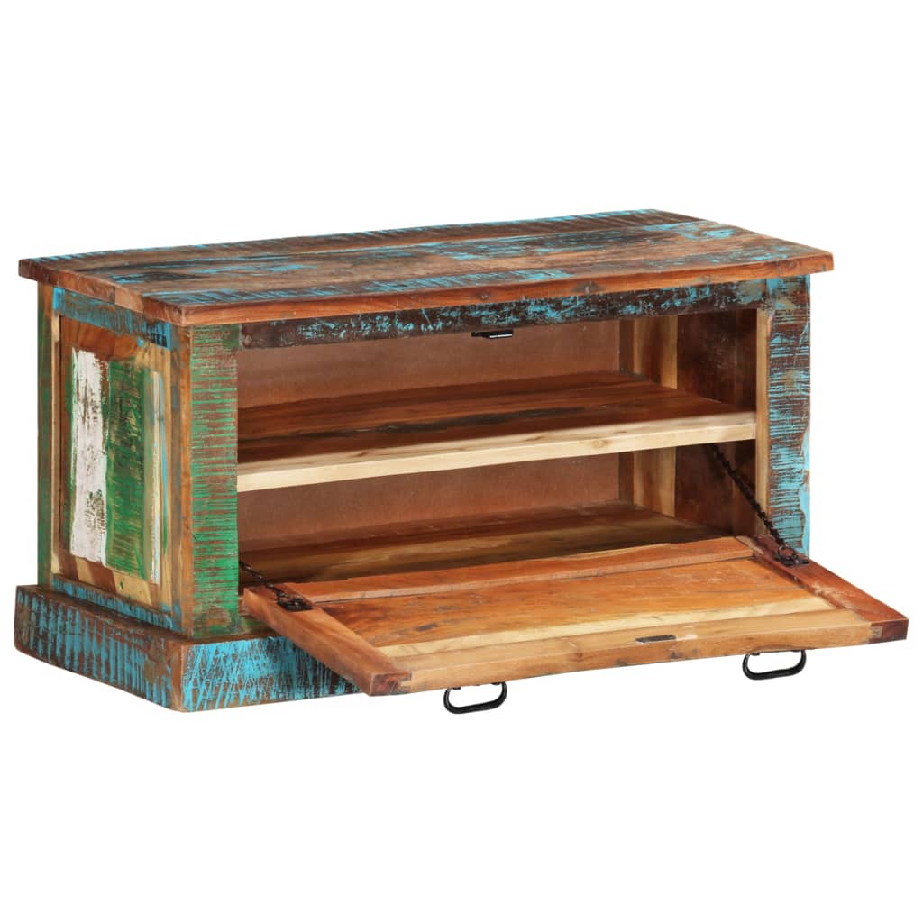 Banc de rangement de chaussures Bois de récupération - XIOS