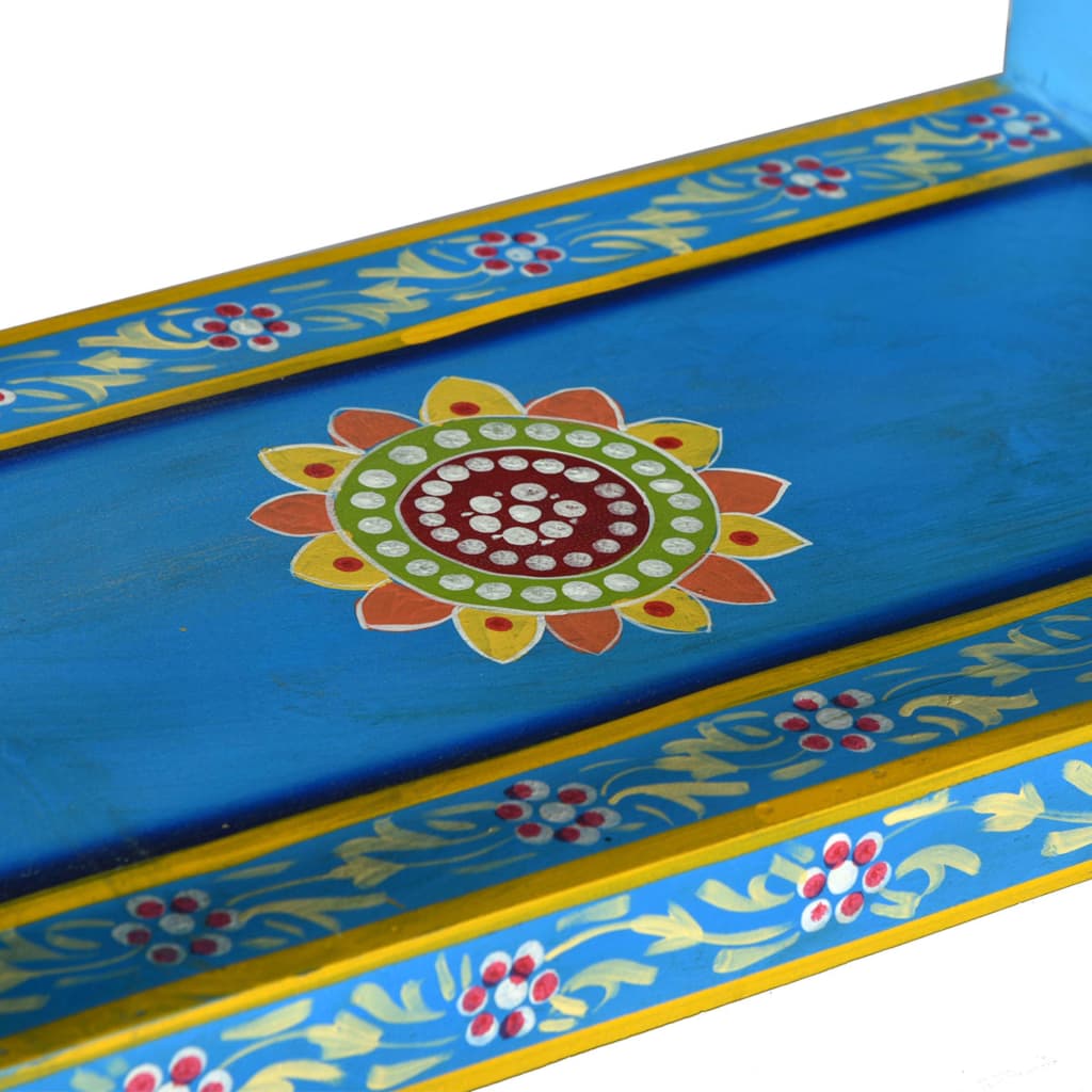 Buffet avec tiroirs Bois massif de manguier Peinture turquoise